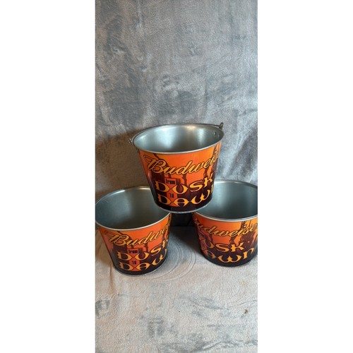 Budweiser beer ice buckets - beer,